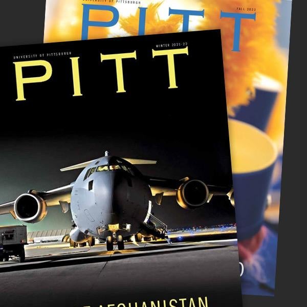 Pitt Magazine cover